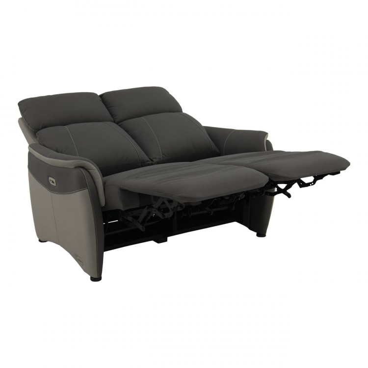 Диван реклайнер CITY S6946-2SE Dark Gey/Light Grey
